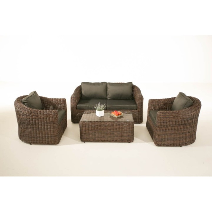 Gartengarnitur Bergen Anthrazit 5mm