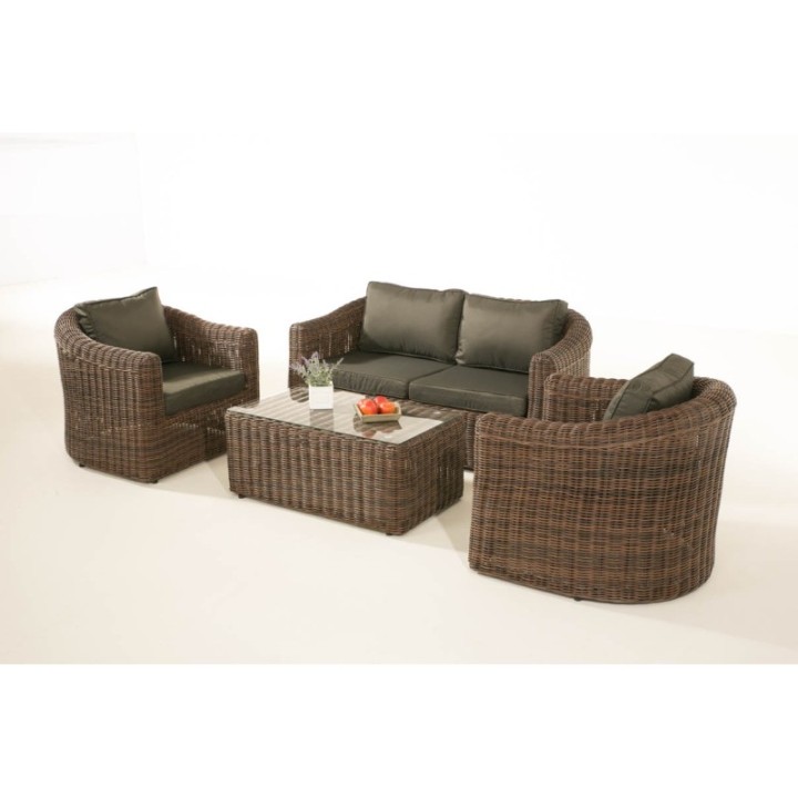 Gartengarnitur Bergen Anthrazit 5mm