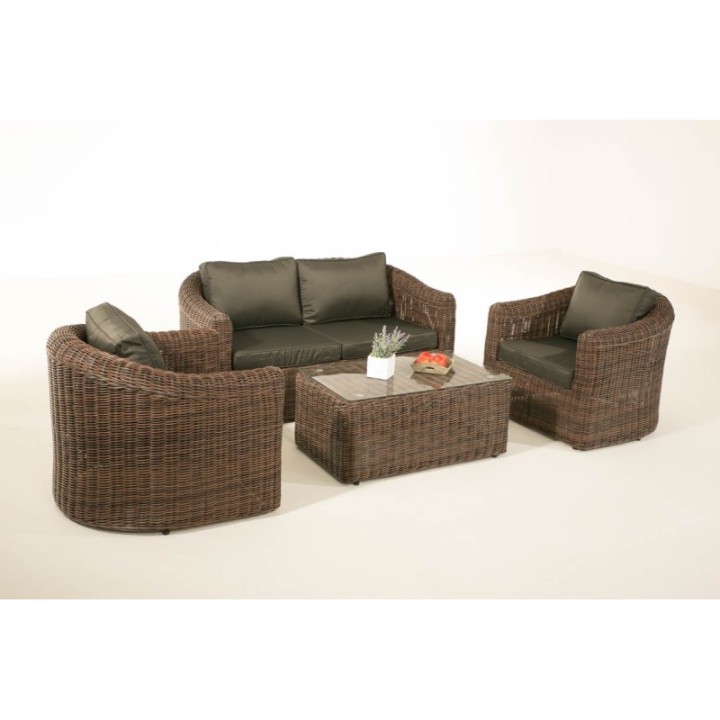 Gartengarnitur Bergen Anthrazit 5mm