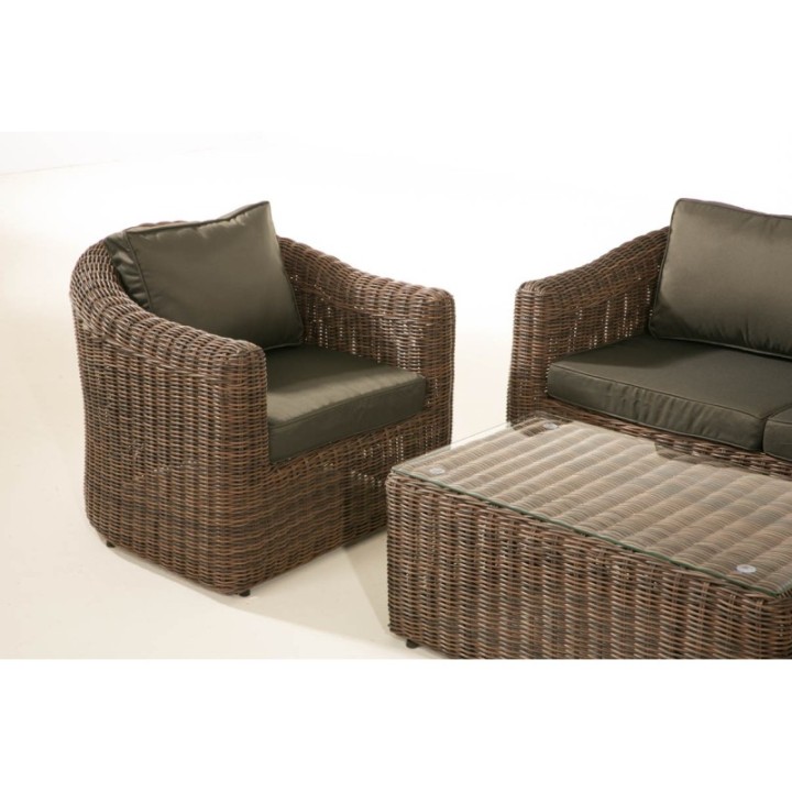 Gartengarnitur Bergen Anthrazit 5mm