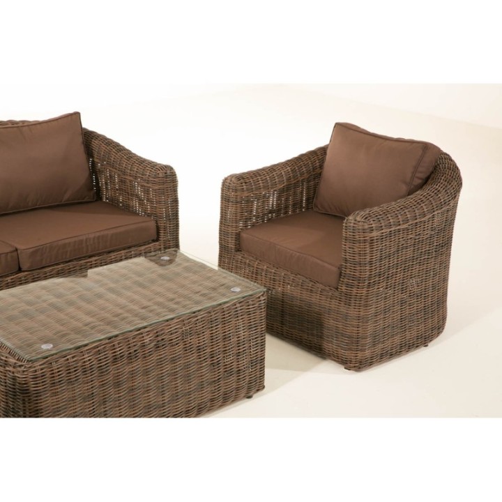 Gartengarnitur Bergen Terrabraun 5mm