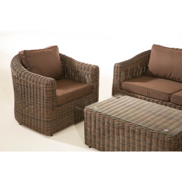 Gartengarnitur Bergen Terrabraun 5mm