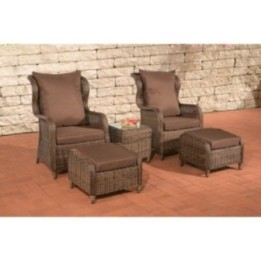 Sitzgruppe Treviso Terrabraun 5mm