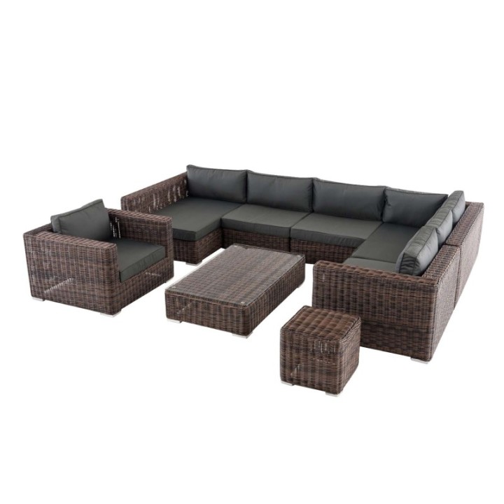 Gartengarnitur Barcelona Anthrazit 5mm