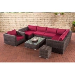 Gartengarnitur Barcelona Rubinrot 5mm