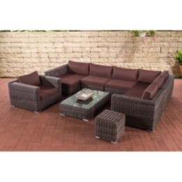 Gartengarnitur Barcelona Terrabraun 5mm