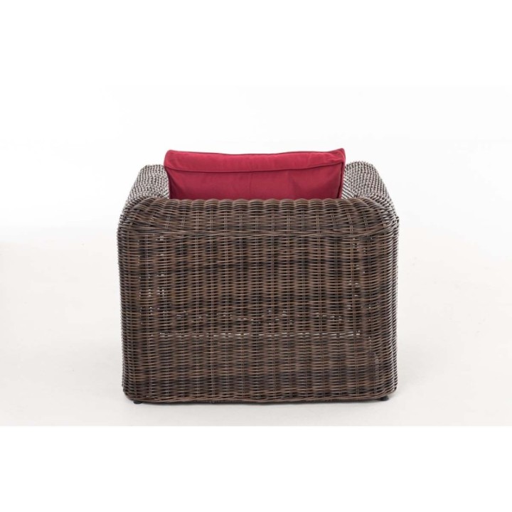 Sessel Marbella Rubinrot 5mm