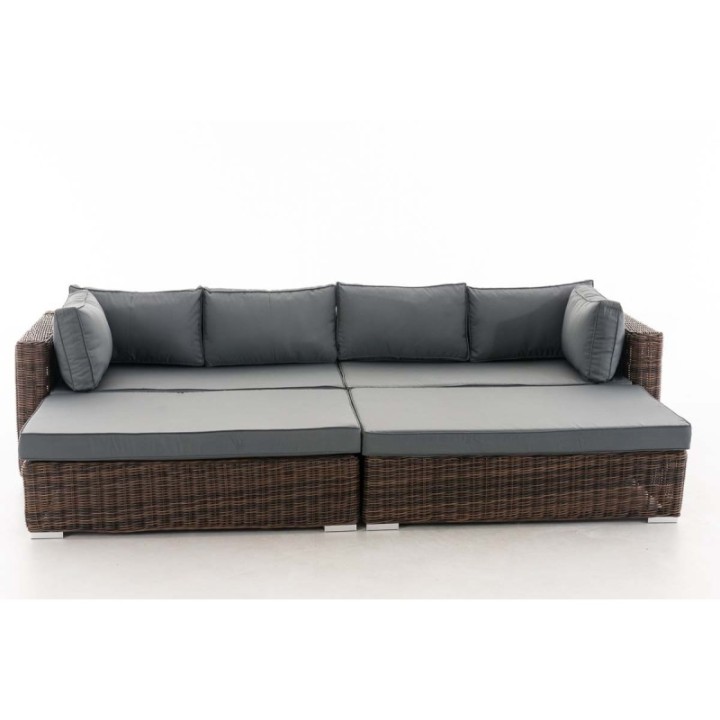 Loungebed Terrassa Eisengrau