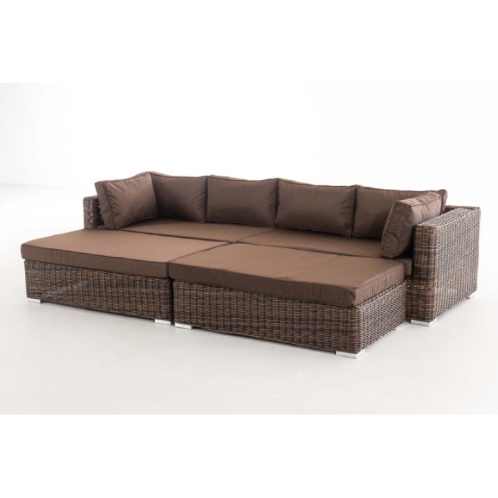 Loungebed Terrassa Terrabraun