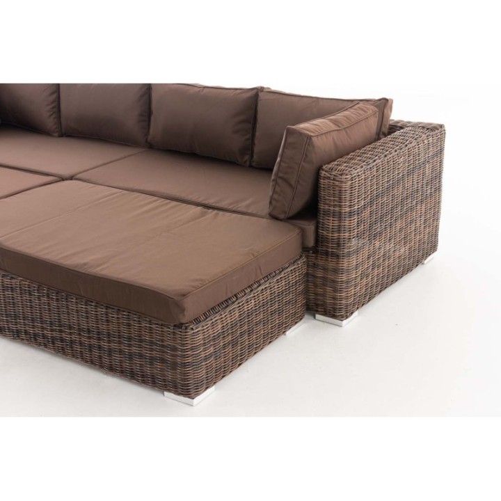 Loungebed Terrassa Terrabraun