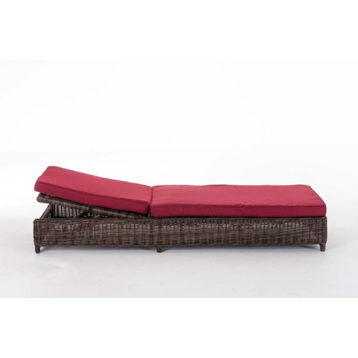 Set Sonnenliegen Burano Rubinrot