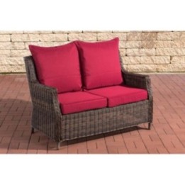 2er Sofa Montero Rubinrot