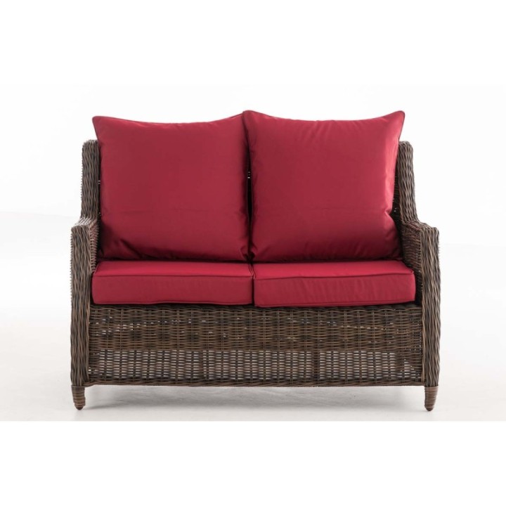 2er Sofa Montero Rubinrot