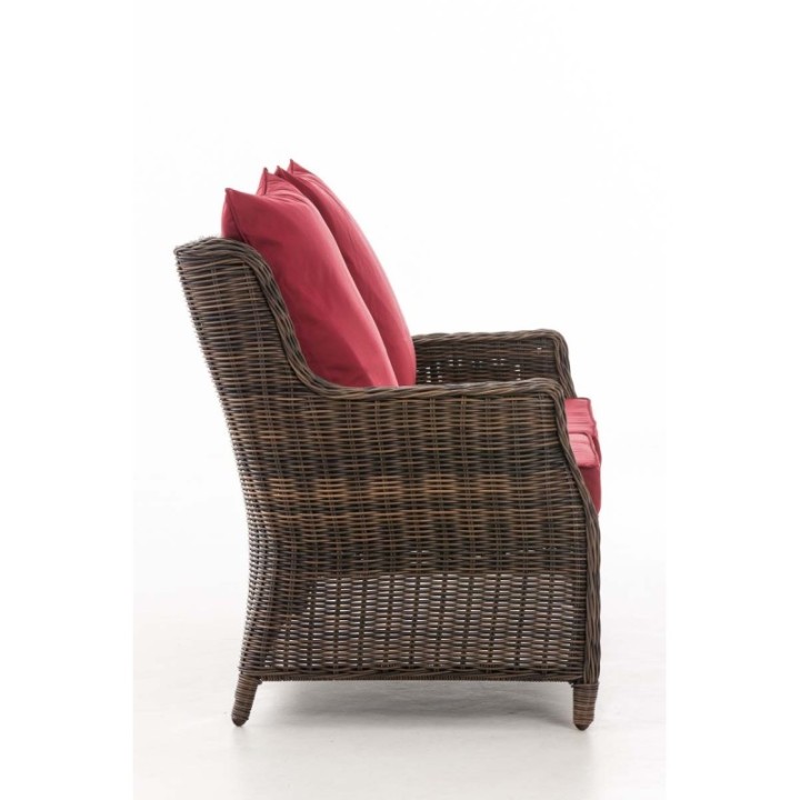 2er Sofa Montero Rubinrot
