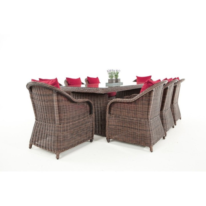 Sitzgruppe Lavello XL Rubinrot