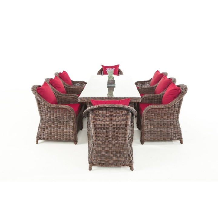 Sitzgruppe Lavello XL Rubinrot