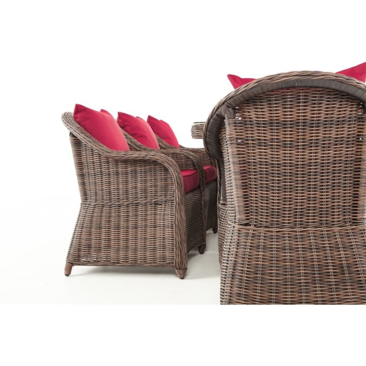 Sitzgruppe Lavello XL Rubinrot