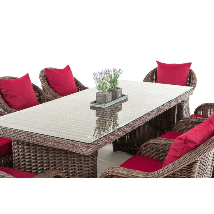 Sitzgruppe Lavello XL Rubinrot