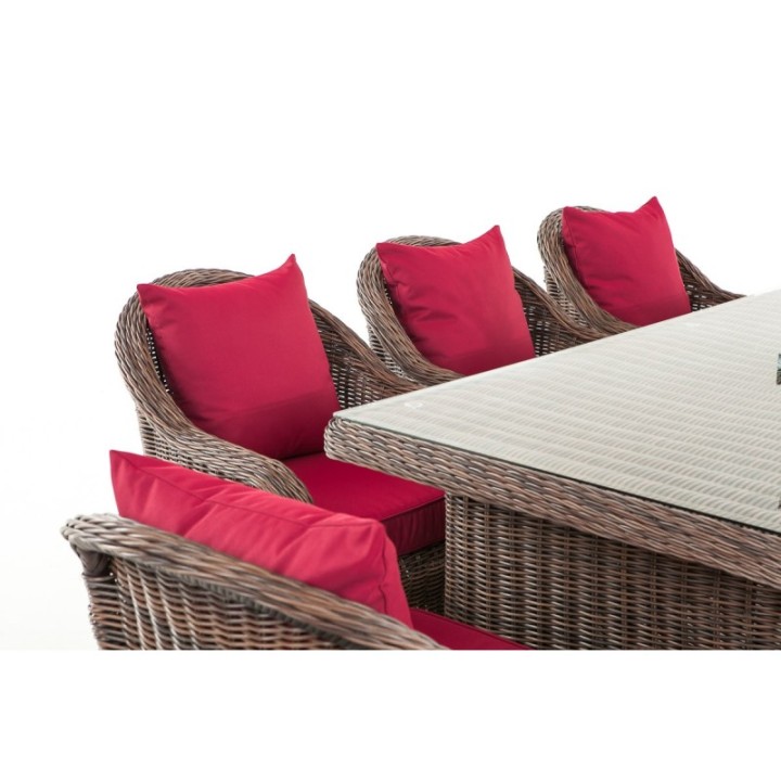 Sitzgruppe Lavello XL Rubinrot