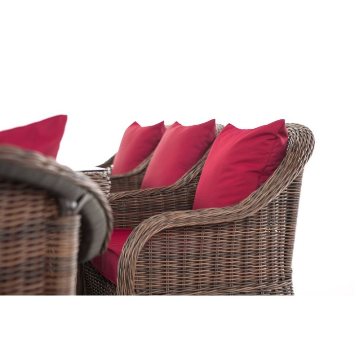Sitzgruppe Lavello XL Rubinrot