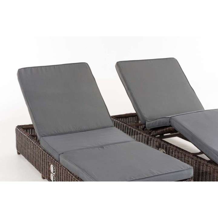 Set Sonnenliegen Imola Eisengrau
