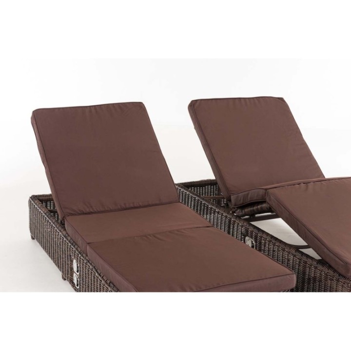 Set Sonnenliegen Imola Terrabraun