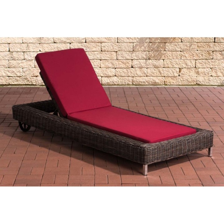 Sonnenliege Rosso 5mm Rubinrot