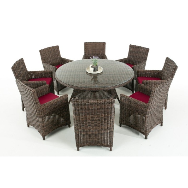 Sitzgruppe Larino XL Rubinrot