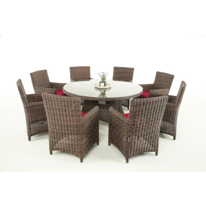 Sitzgruppe Larino XL Rubinrot