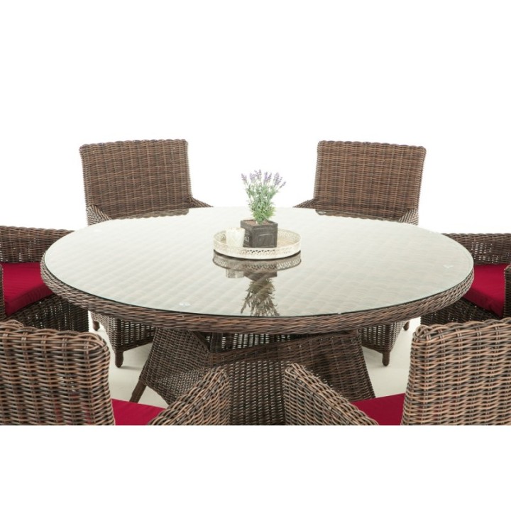 Sitzgruppe Larino XL Rubinrot
