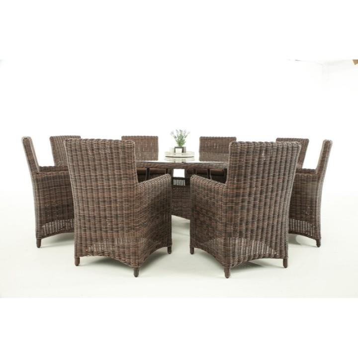 Sitzgruppe Larino XL Terrabraun