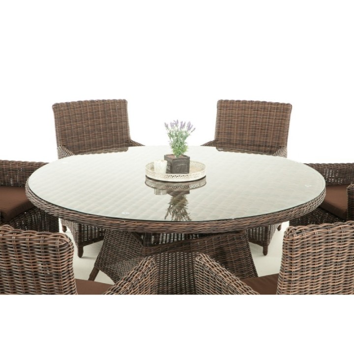 Sitzgruppe Larino XL Terrabraun