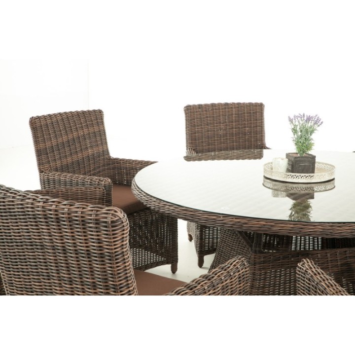 Sitzgruppe Larino XL Terrabraun