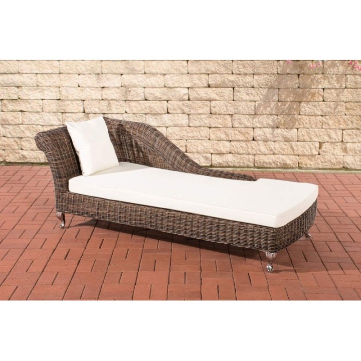 Chaiselongue Savannah 5mm Cremeweiss
