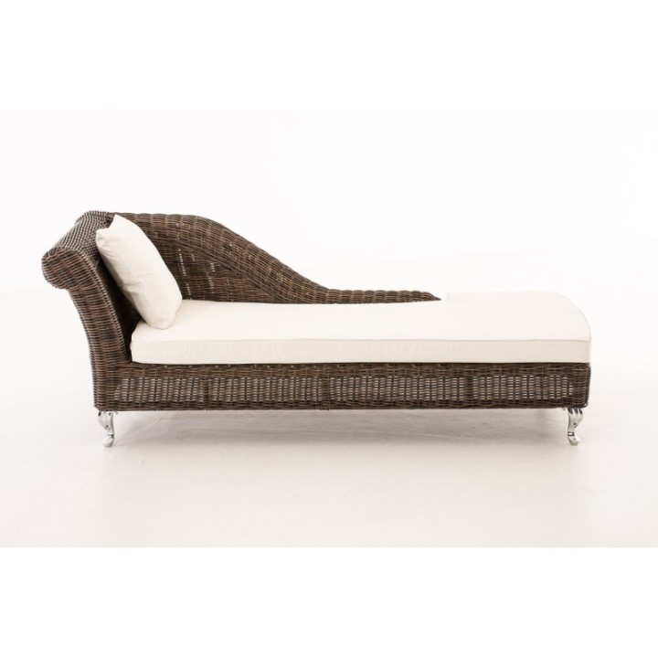 Chaiselongue Savannah 5mm Cremeweiss