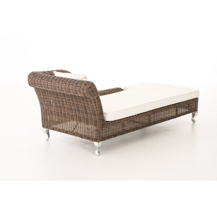 Chaiselongue Savannah 5mm Cremeweiss