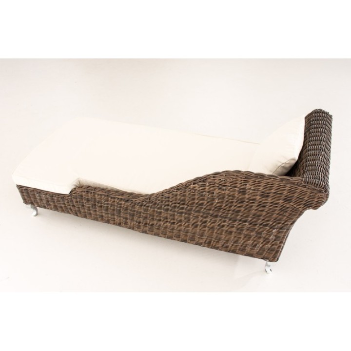 Chaiselongue Savannah 5mm Cremeweiss