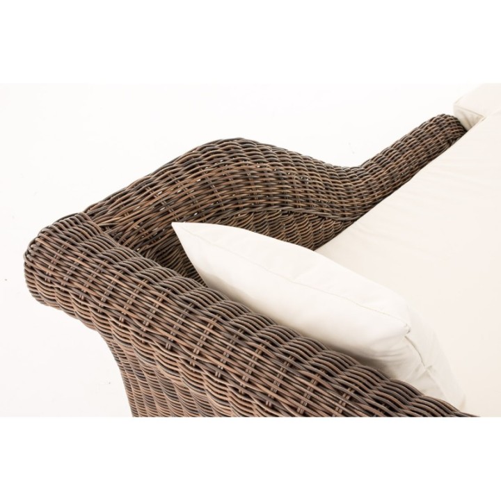 Chaiselongue Savannah 5mm Cremeweiss