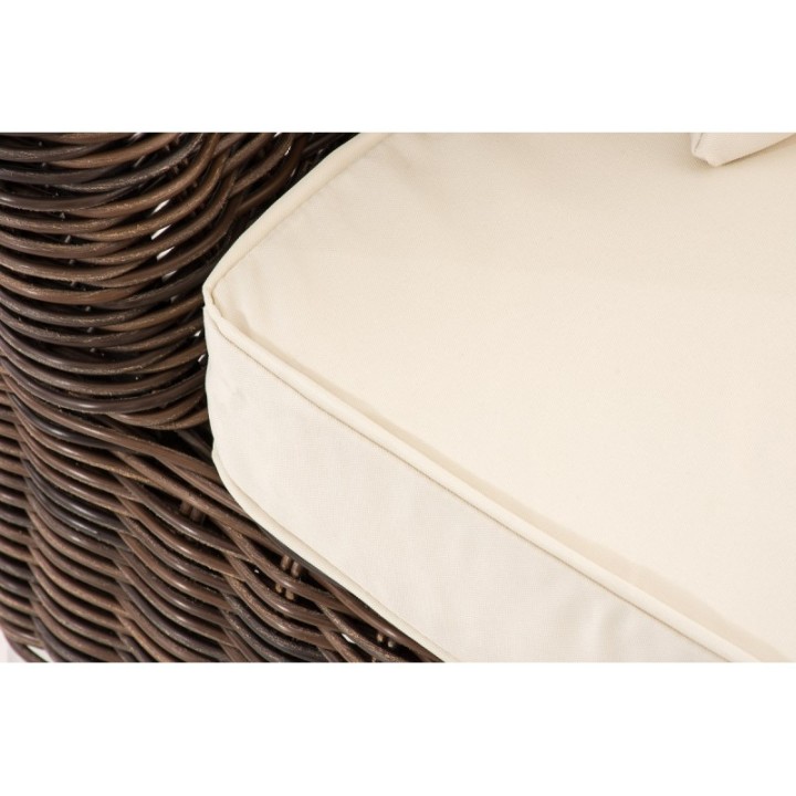 Chaiselongue Savannah 5mm Cremeweiss