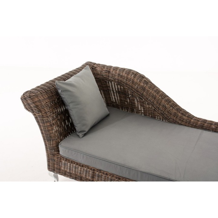 Chaiselongue Savannah 5mm Eisengrau