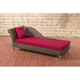 Chaiselongue Savannah 5mm Rubinrot