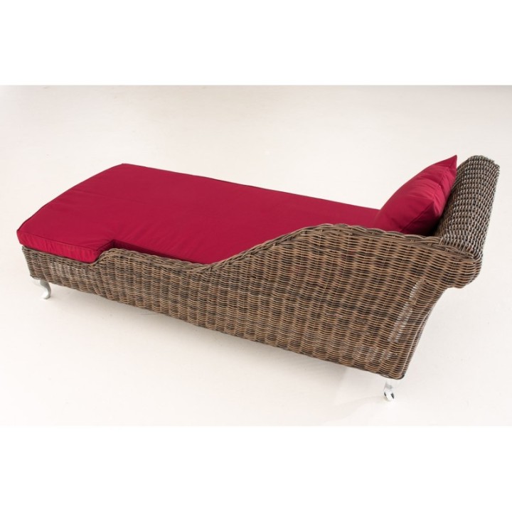 Chaiselongue Savannah 5mm Rubinrot