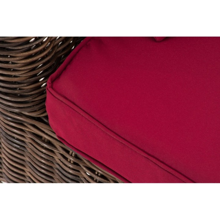 Chaiselongue Savannah 5mm Rubinrot