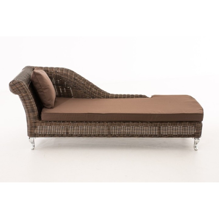 Chaiselongue Savannah 5mm Terrabraun