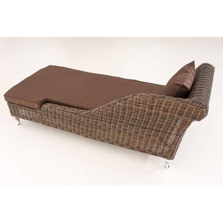 Chaiselongue Savannah 5mm Terrabraun