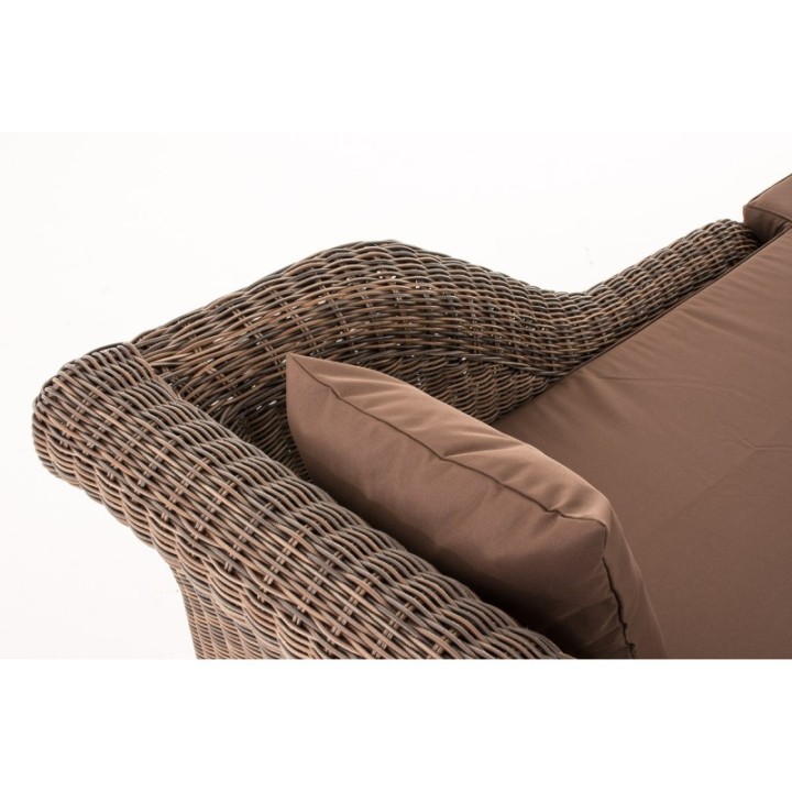 Chaiselongue Savannah 5mm Terrabraun