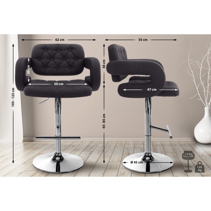 Barhocker Dublin STOFF C