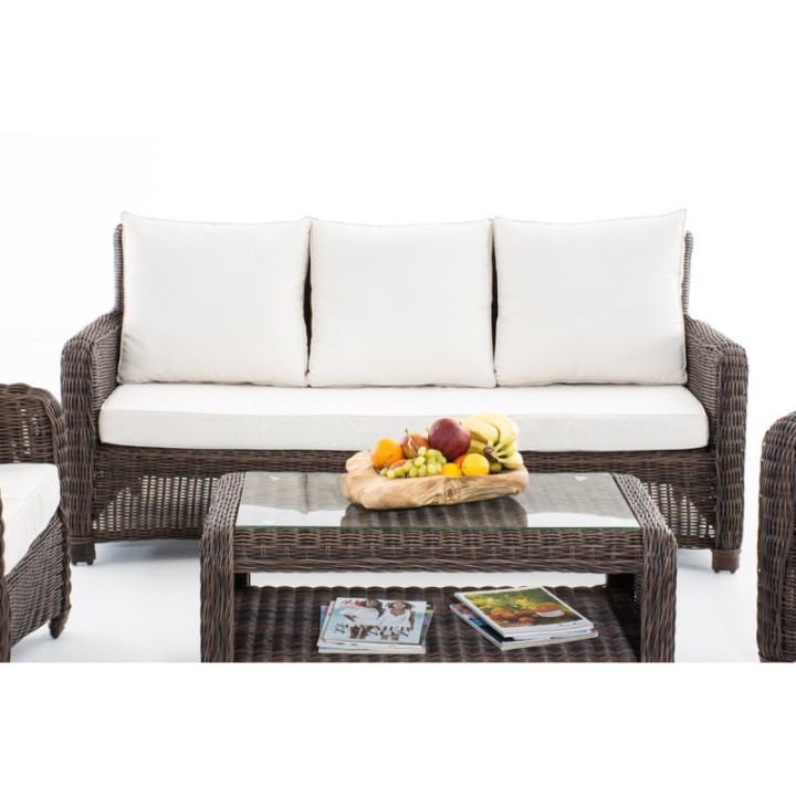 Gartengarnitur San Fernando 5mm Creme