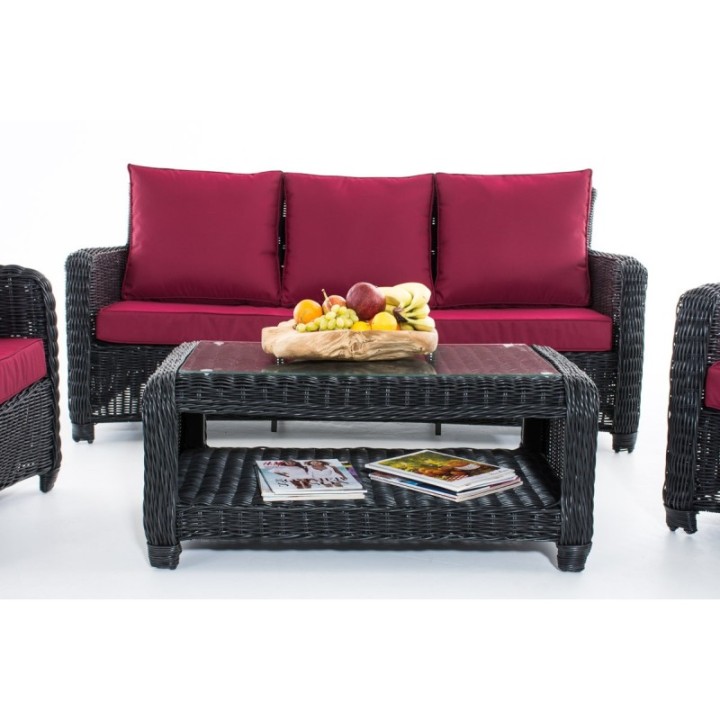 Gartengarnitur San Fernando 5mm Rubinrot