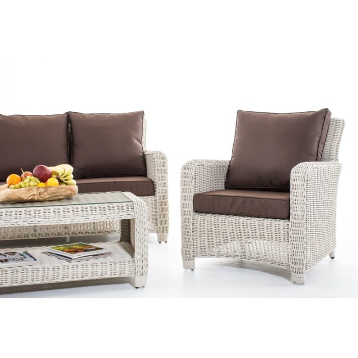 Gartengarnitur San Fernando 5mm Terrabraun